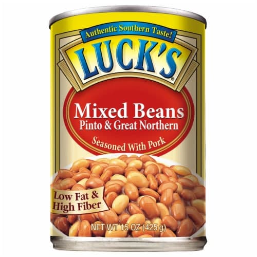 Luck'S Pinto & Great Northern Mixed Beans Seasoned With Pork