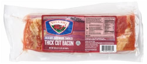 Villari Foods Hickory Hardwood Smoked Thick Cut Bacon
