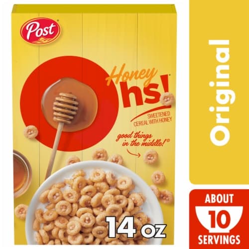 Post Honey Ohs! Sweetened Cereal With Honey