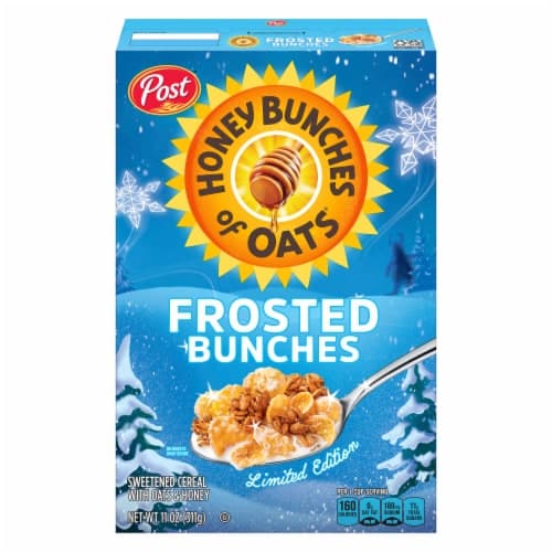 Honey Bunches Of Oats Frosted Bunches Sweetened Cereal With Oats & Honey