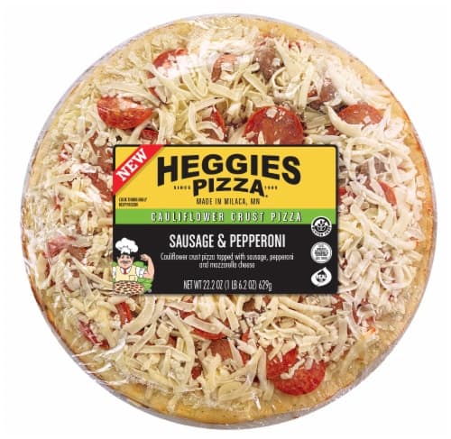 Heggies Pizza Cauliflower Crust Sausage & Pepperoni Pizza