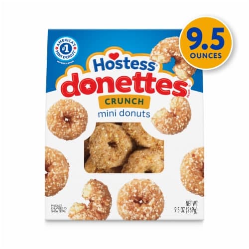 Hostess Crunch Bagged Donettes 25% More