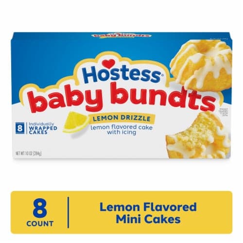 Hostess Baby Bundts Lemon Drizzle Cakes