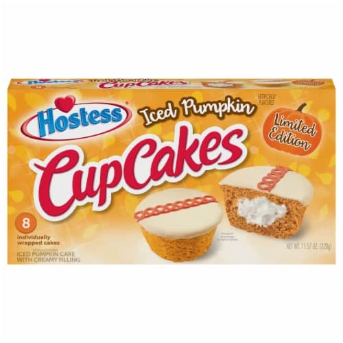 Hostess Iced Pumpkin Cupcakes