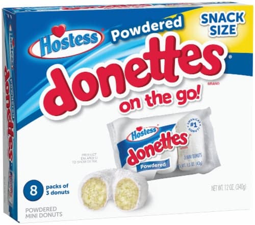 Hostess Powdered Donettes Faimly