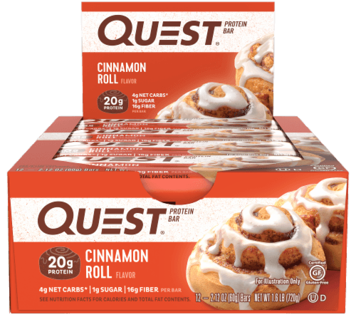 Quest Cinnamon Roll Protein Bars