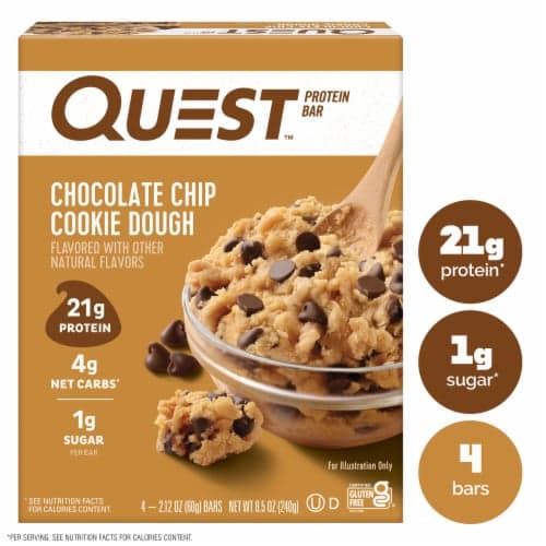 Quest Chocolate Chip Cookie Dough Protein Bar