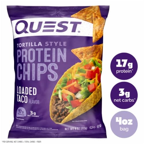 Quest Loaded Taco Tortilla Protein Chips