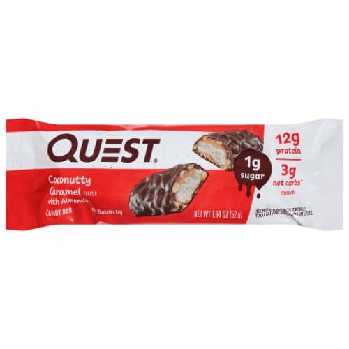 Quest Coconutty Caramel Protein Candy Bar With Almonds