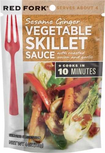 Red Fork Sesame Ginger Vegetable Skillet Sauce