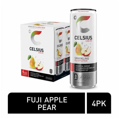 Celsius Fuji Apple Pear Sparkling Energy Drink