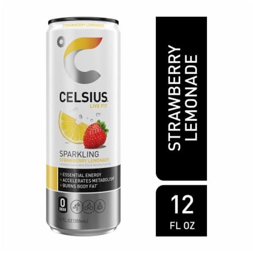 Celsius Sparkling Strawberry Lemonade