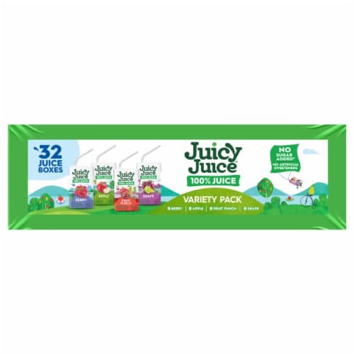 Juicy Juice 100% Fruit Juice Boxes Variety Pack