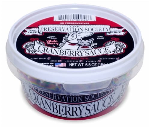 The Preservation Society Cranberry Sauce