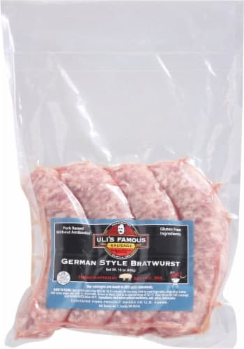 Uli'S Famous German Style Gluten Free Bratwurst