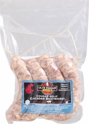 Uli'S Famous Sausage Cougar Gold Cheddar Bratwurst
