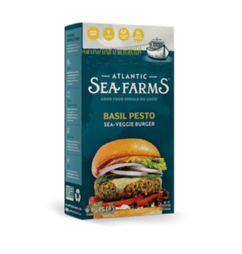 Atlantic Sea Farms Basil Pesto Sea-Veggie Burger