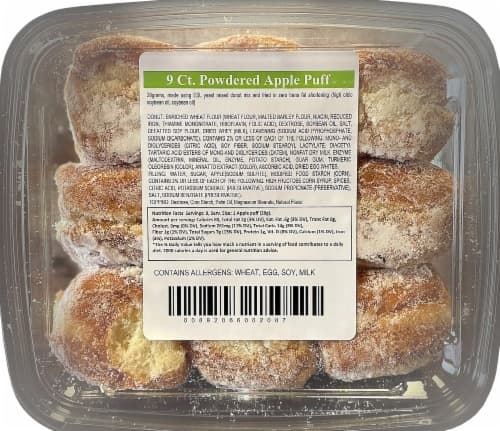 Mary Ann'S Baking Apple Filled Powdered Donut Puffs