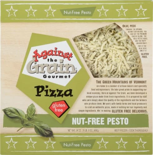 Against The Grain Gourmet Gluten Free Pesto  Pizza