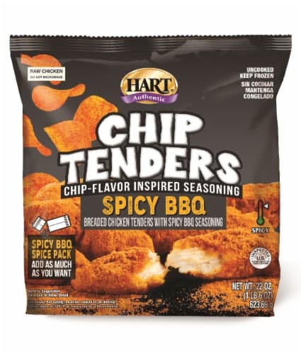 Hart Authentic  Raw Bbq Spicy Chicken Tenderlions