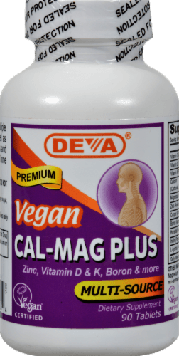 Deva Vegan Cal-Mag Plus Dietary Supplement
