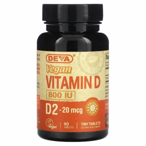 Deva Vegan Vitamin D Tablets 800Iu