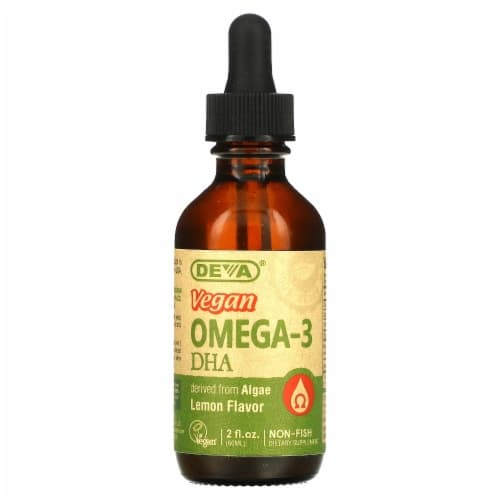Deva Vegan Omega-3 Dha Lemon Flavor