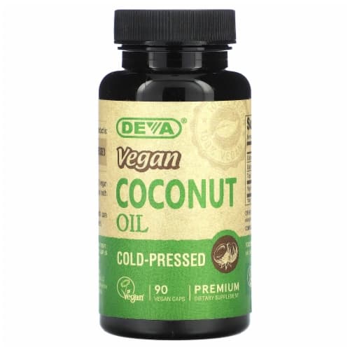 Deva Vegan Coconut Oil - 90 Vegan Caps