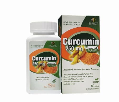Genceutic Naturals Curcumin Softgels