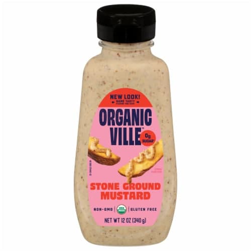 Organicville Organic Mustard Stone Ground Gluten Free