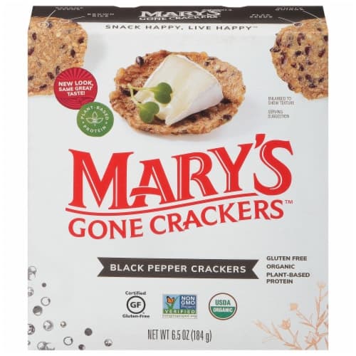 Mary'S Gone Crackers Black Pepper
