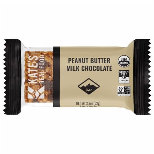 Kate'S Real Food Milk Chocolate Peanut Butter Bar