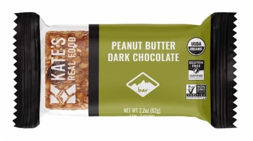 Kate'S Real Food Dark Chocolate Peanut Butter Bar