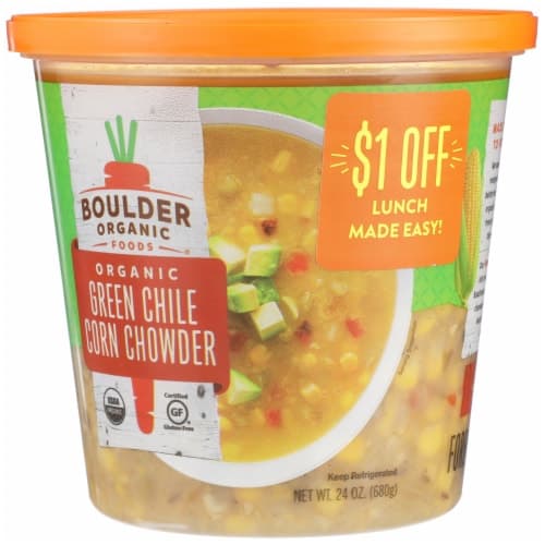 Boulder Organic Foods Gluten Free Green Chile Corn Chowder
