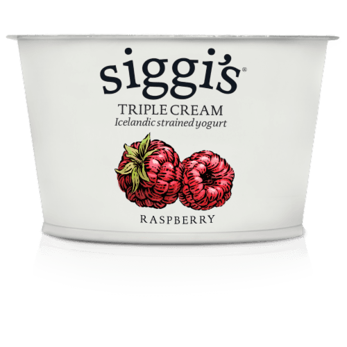 Siggi'S Raspberry Triple Cream Icelandic Skyr Yogurt