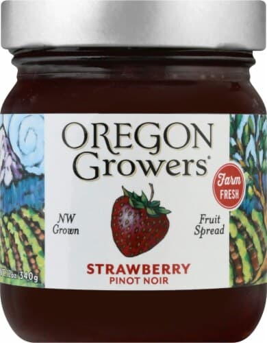 Oregon Growers & Shippers Strawberry Pinot Noir Fruit Spread