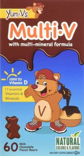 Yum V'S  Multi-V With Multi-Mineral Formula Dietary Supplement   Milk Chocolate