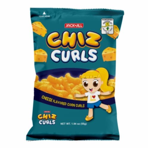 Jack 'N Jill Chiz Curls Cheese Flavored Corn Curls