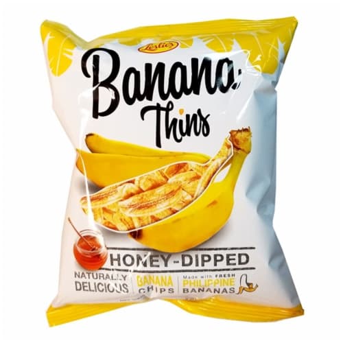 Leslie'S Banana Thins Honey-Dipped Banana Chips