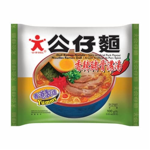 Doll Spicy Artificial Pork Flavor Ramen Noodle