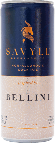 Savyll Non-Alcoholic Bellini Flavored Sparkling Cocktail