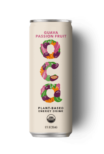 Oca Guava Passion Fruit Plant-Based Energy Drink