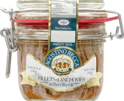 Agostino Recca Fillets Of Anchovies In Olive Oil