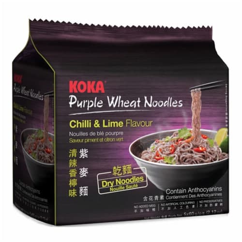 Koka Chili & Lime Purple Wheat Noodles