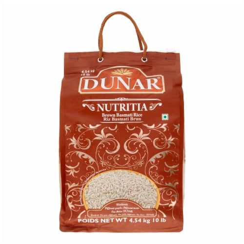 Dunar Nutritia Brown Basmati Rice, Himalayan, 10 Pound