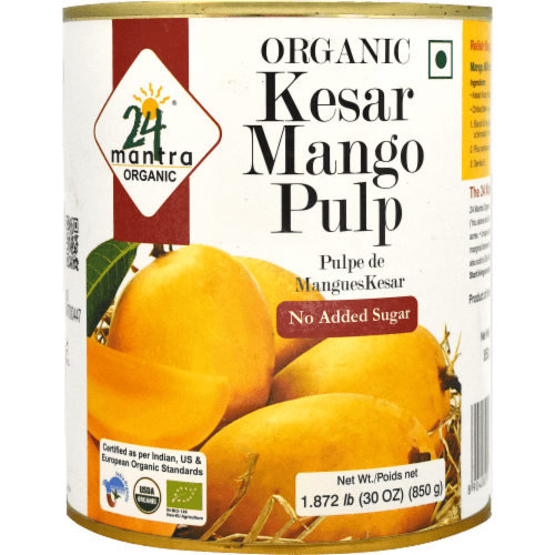 24 Mantra Organic Kesar Mango Pulp