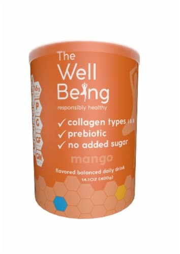 The Wellbeing Mango Flavored Collagen Balanced Daily Drink
