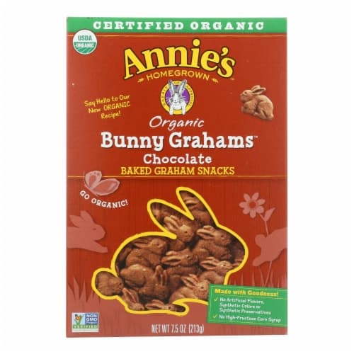 Annie'S Homegrown Bunny Grahams Chocolate