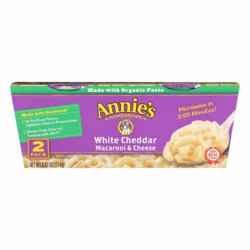 Annie'S Homegrown White Cheddar Macaroni & Cheese Micro