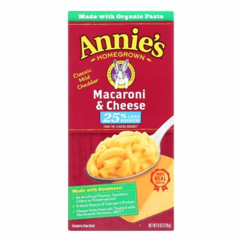 Annie'S Reduced Sodium Classic Mild Cheddar Macaroni & Cheese Case Sale
